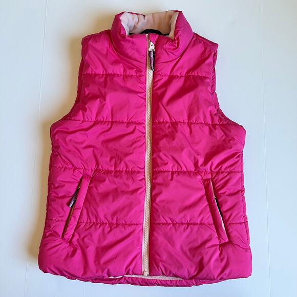 Amazon Essentials Pink Puffer Vest XL Girls - Picture 2 of 10